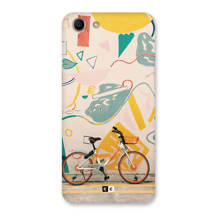 Street Art Bicycle Back Case for Oppo A83 (2018)
