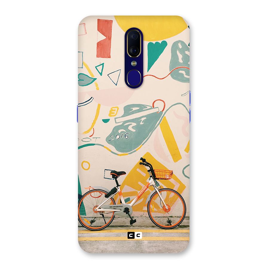 Street Art Bicycle Back Case for Oppo A9