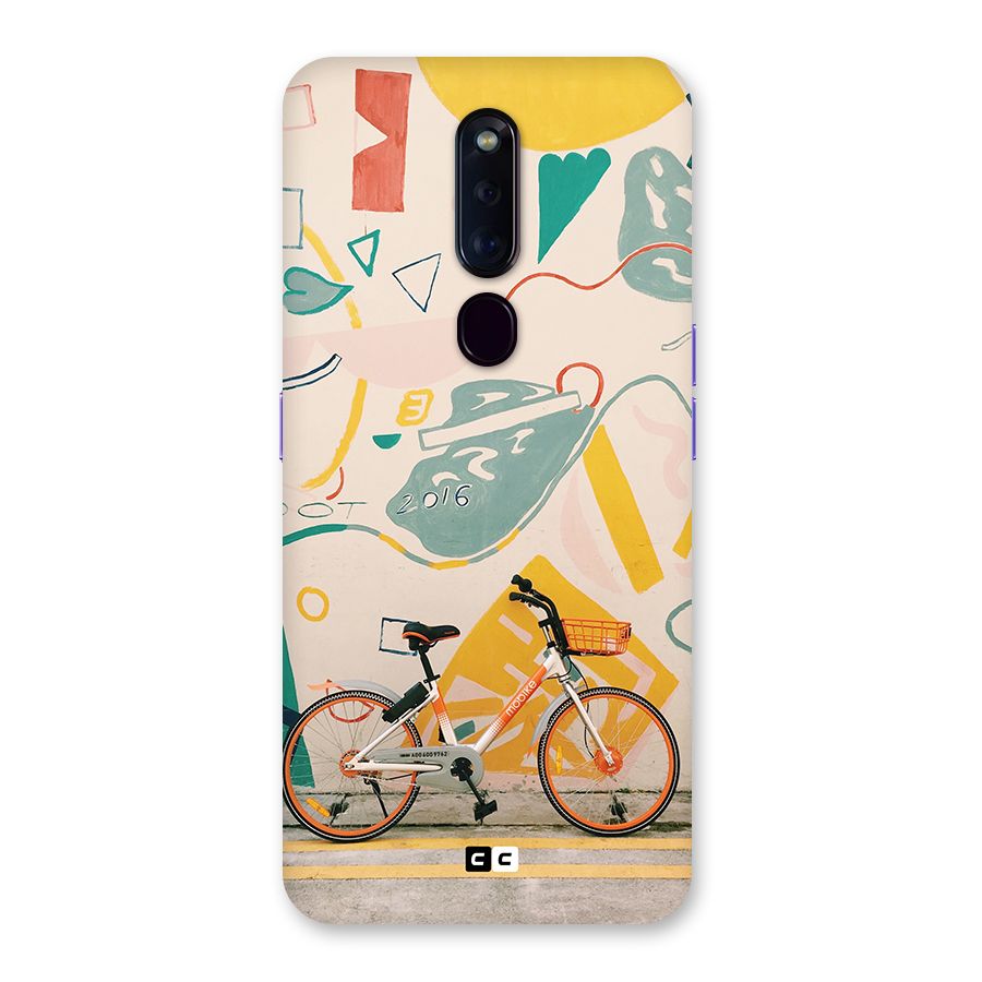 Street Art Bicycle Back Case for Oppo F11 Pro