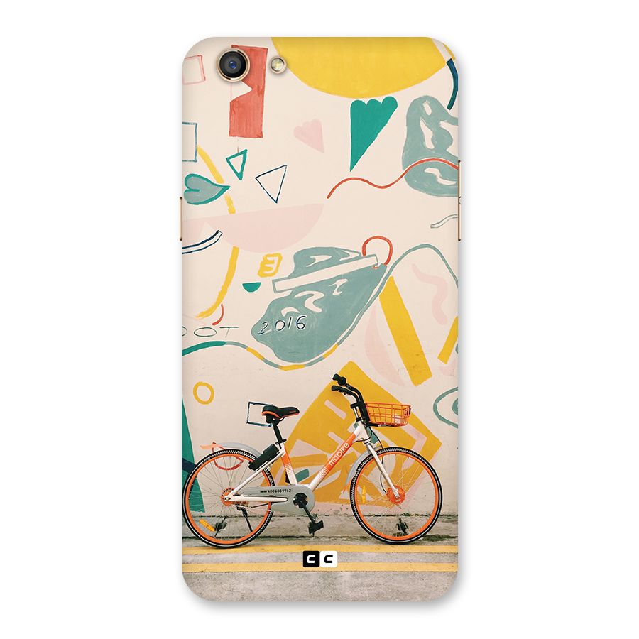 Street Art Bicycle Back Case for Oppo F3