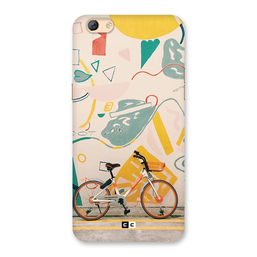 Street Art Bicycle Back Case for Oppo F3 Plus