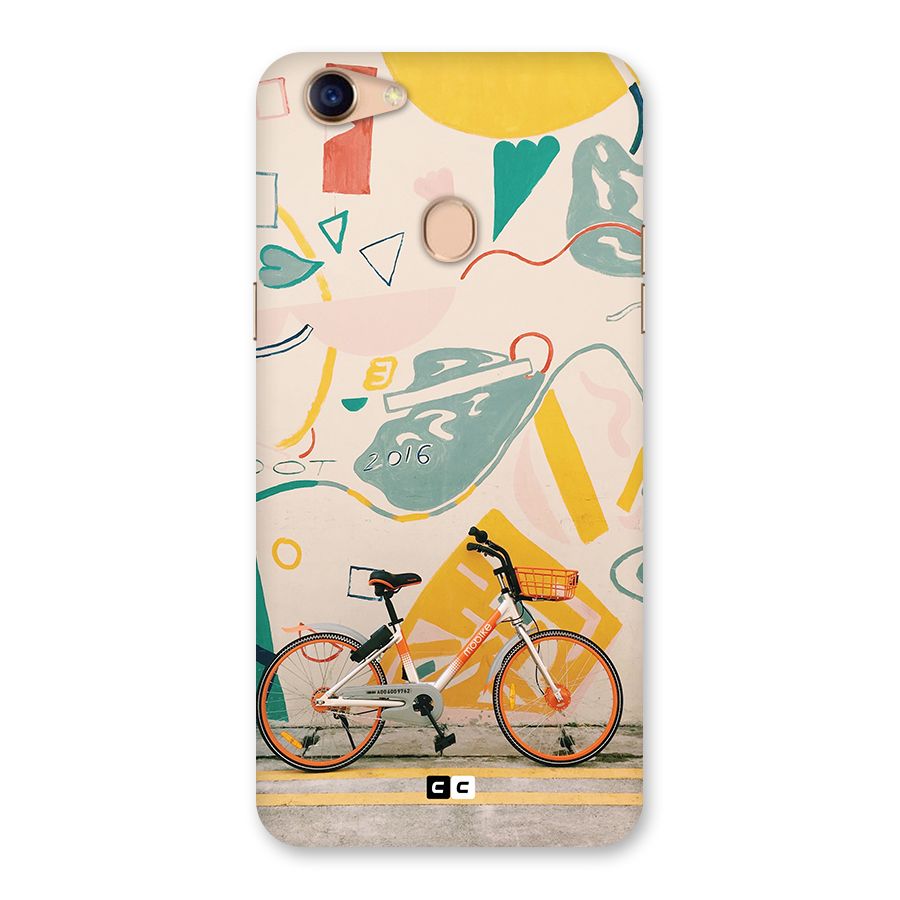 Street Art Bicycle Back Case for Oppo F5 Youth