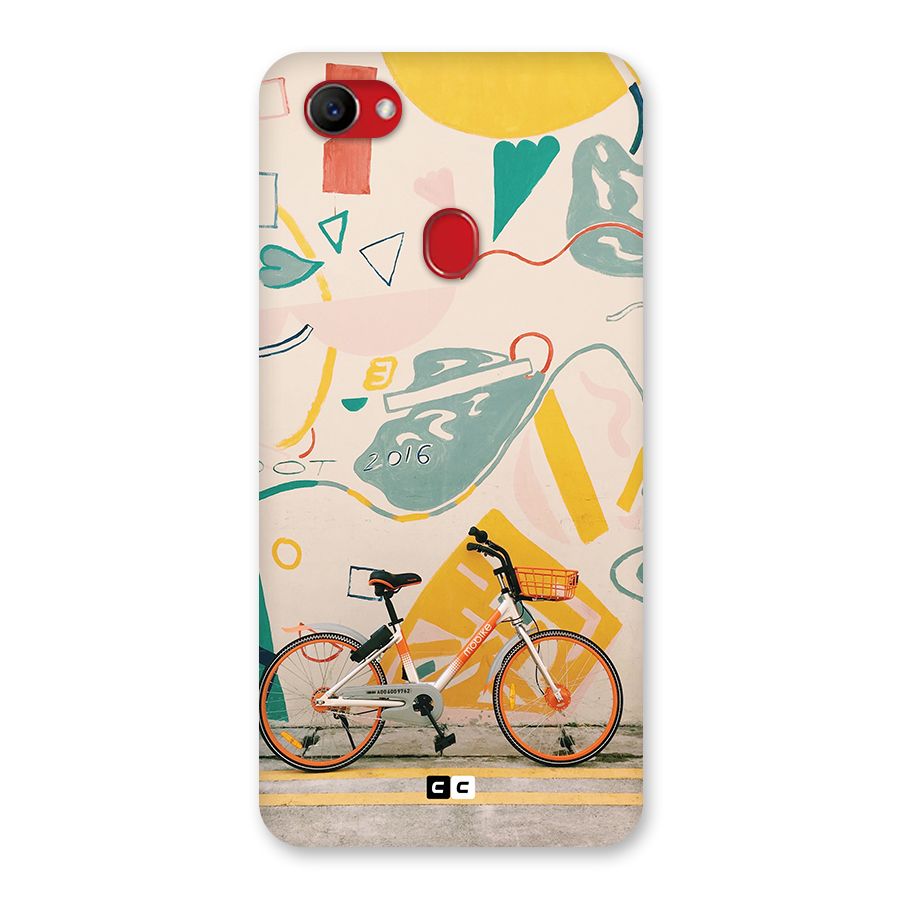 Street Art Bicycle Back Case for Oppo F7