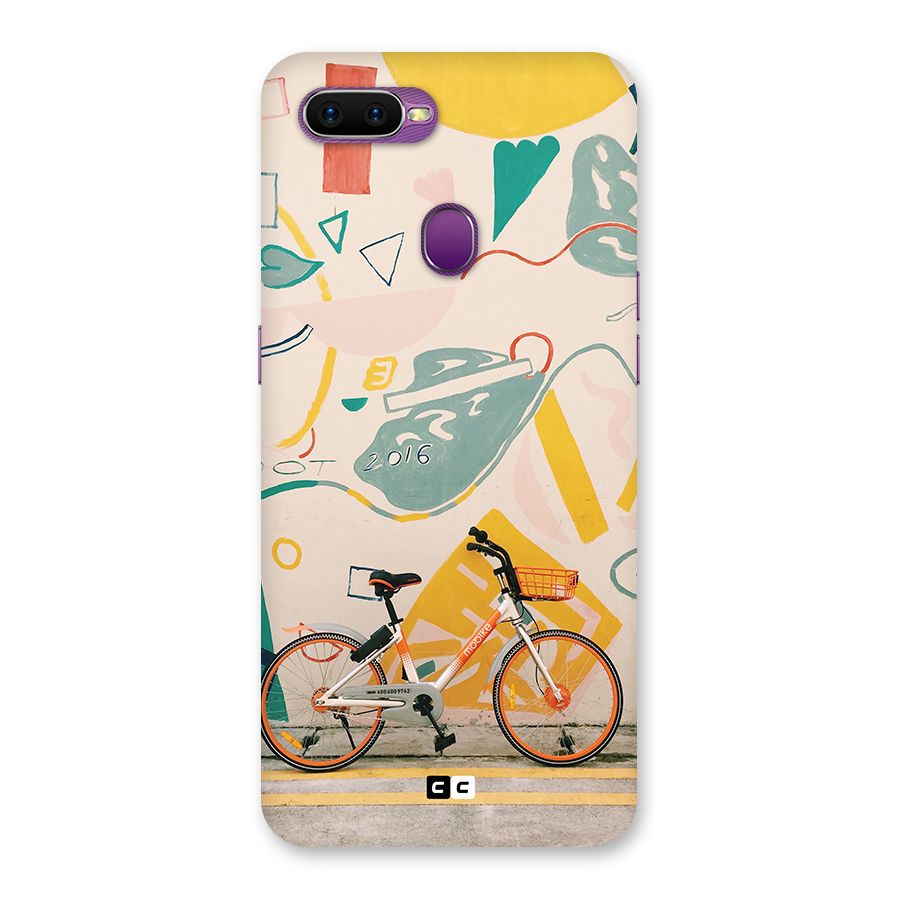 Street Art Bicycle Back Case for Oppo F9