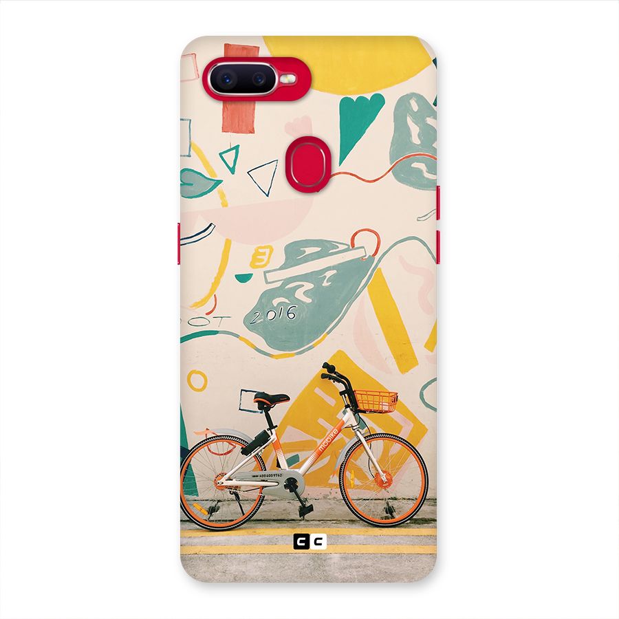 Street Art Bicycle Back Case for Oppo F9 Pro