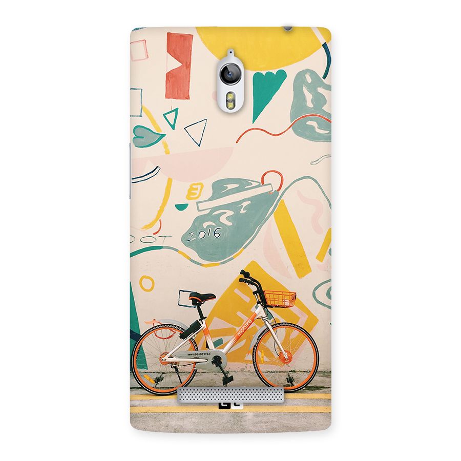 Street Art Bicycle Back Case for Oppo Find 7
