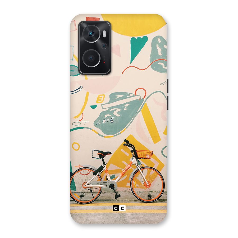 Street Art Bicycle Back Case for Oppo K10 4G