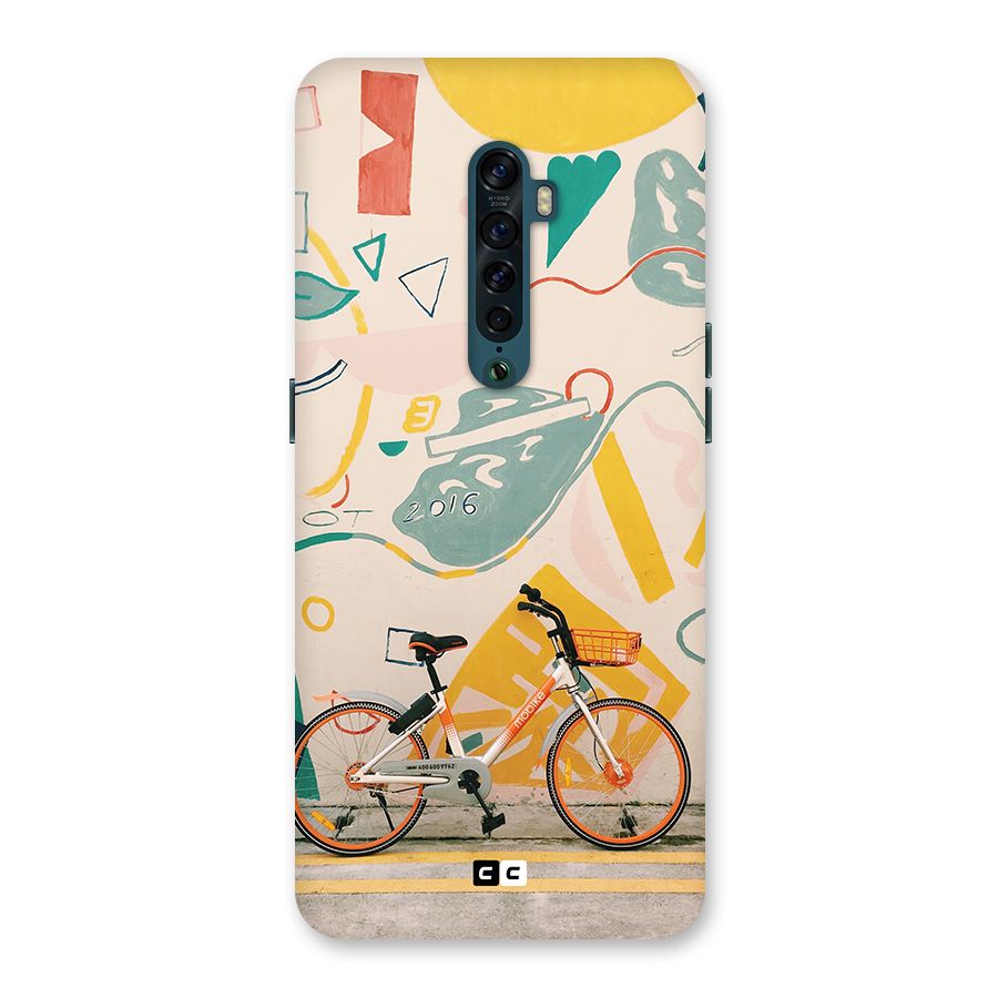 Street Art Bicycle Back Case for Oppo Reno2