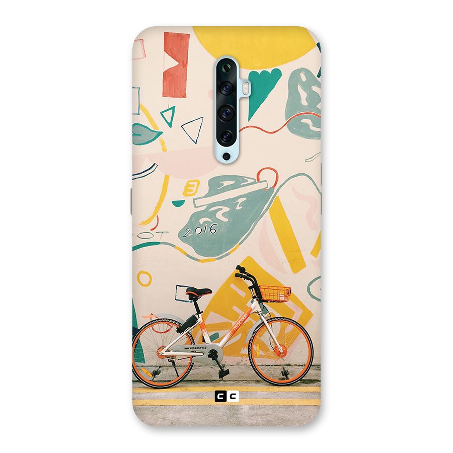 Street Art Bicycle Back Case for Oppo Reno2 F