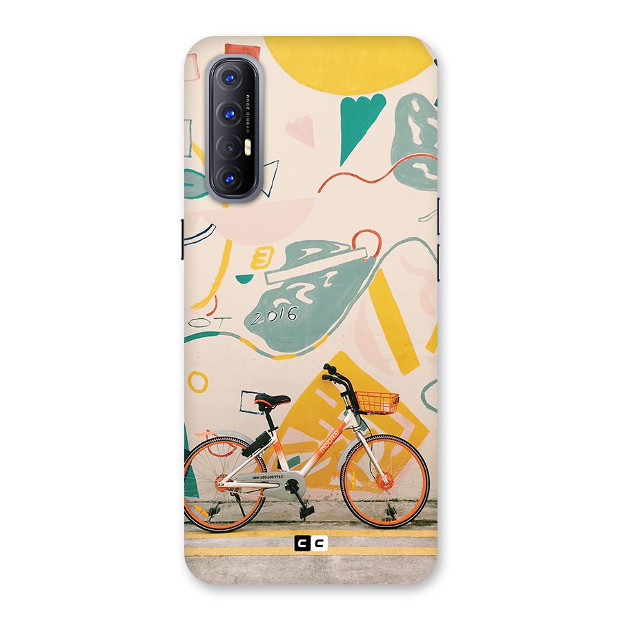Street Art Bicycle Back Case for Oppo Reno3 Pro