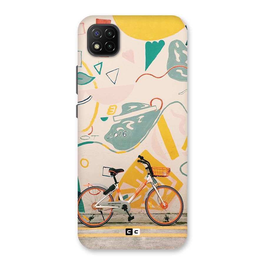 Street Art Bicycle Back Case for Poco C3