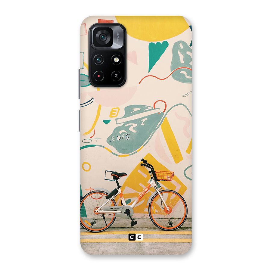 Street Art Bicycle Back Case for Poco M4 Pro 5G