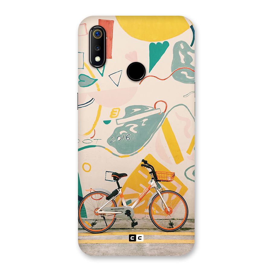 Street Art Bicycle Back Case for Realme 3