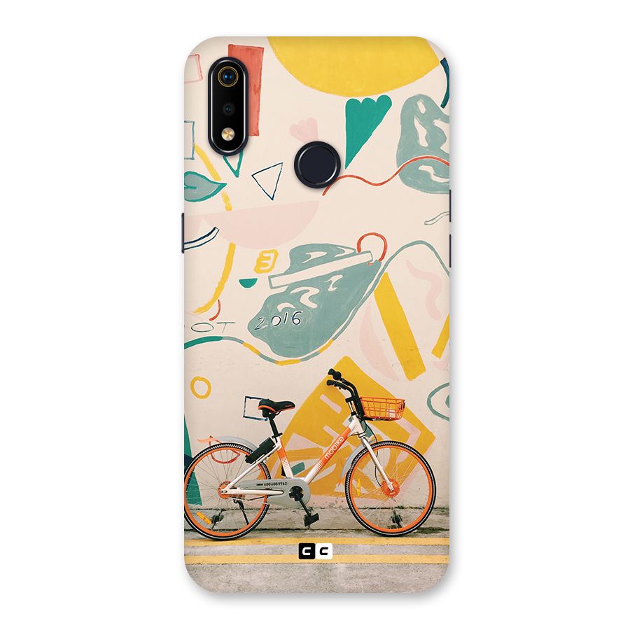 Street Art Bicycle Back Case for Realme 3i