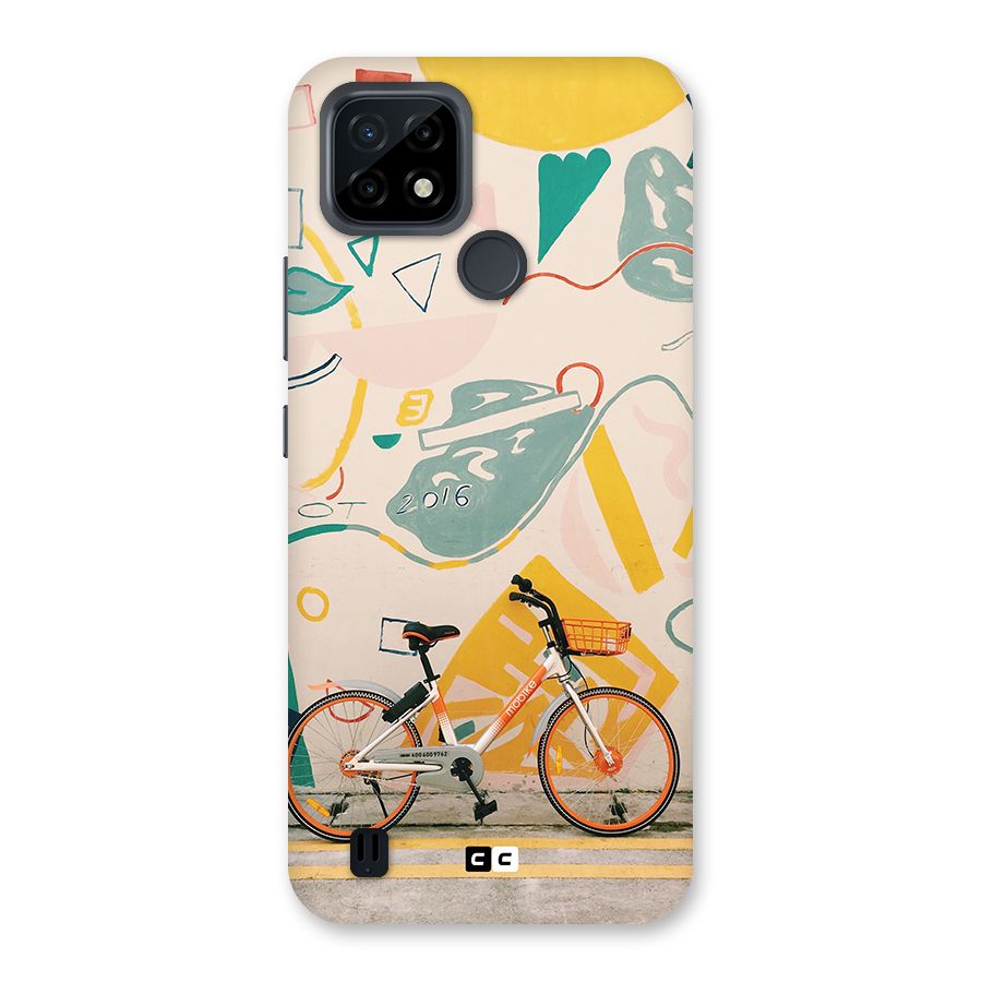 Street Art Bicycle Back Case for Realme C21
