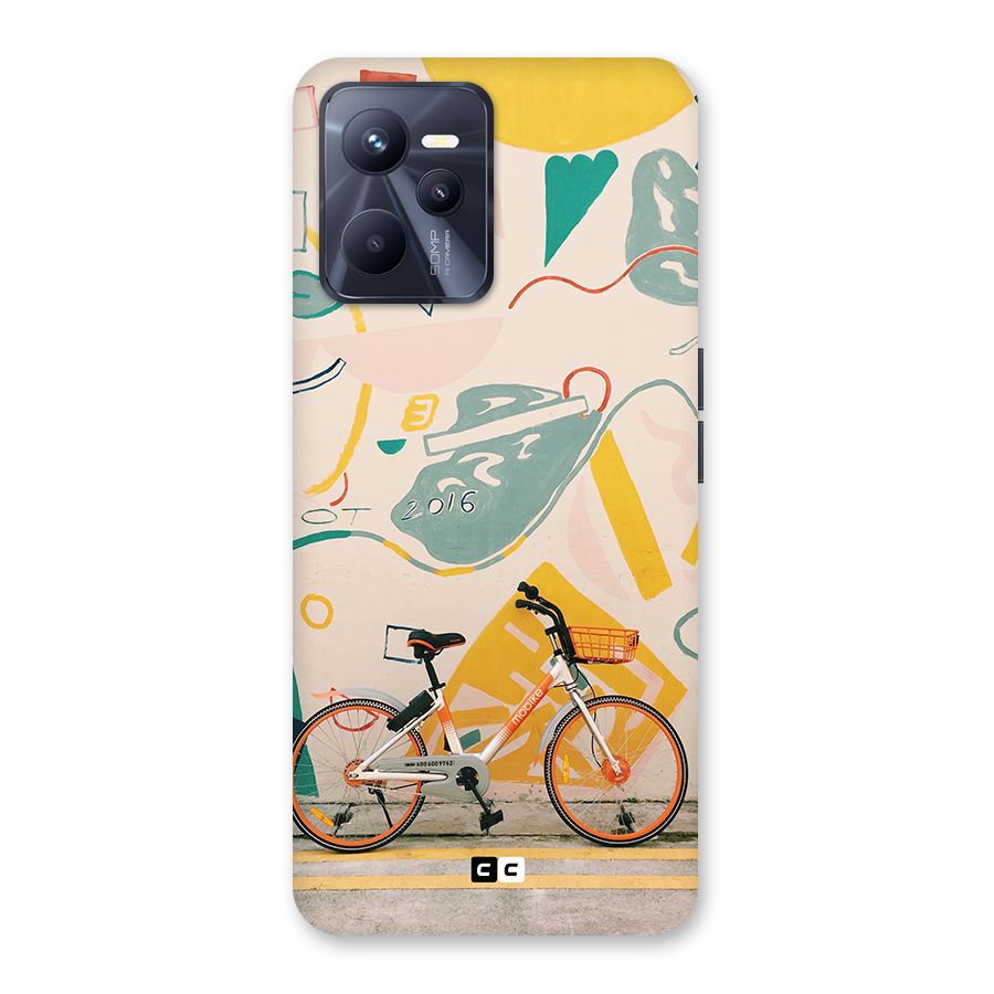 Street Art Bicycle Back Case for Realme C35