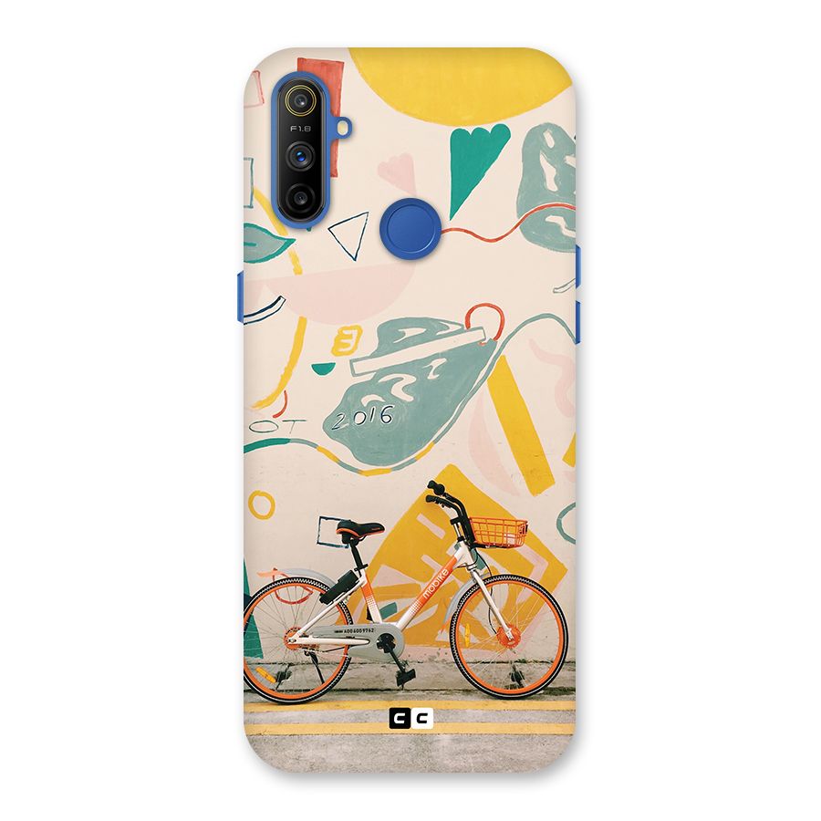 Street Art Bicycle Back Case for Realme Narzo 10A
