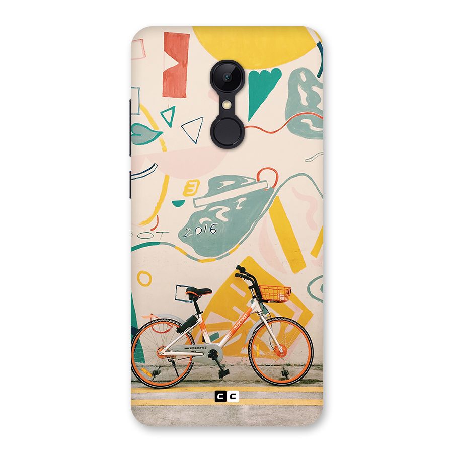 Street Art Bicycle Back Case for Redmi 5