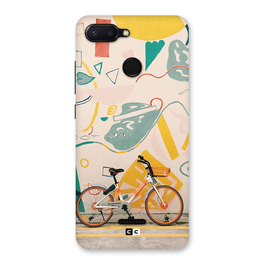 Street Art Bicycle Back Case for Redmi 6