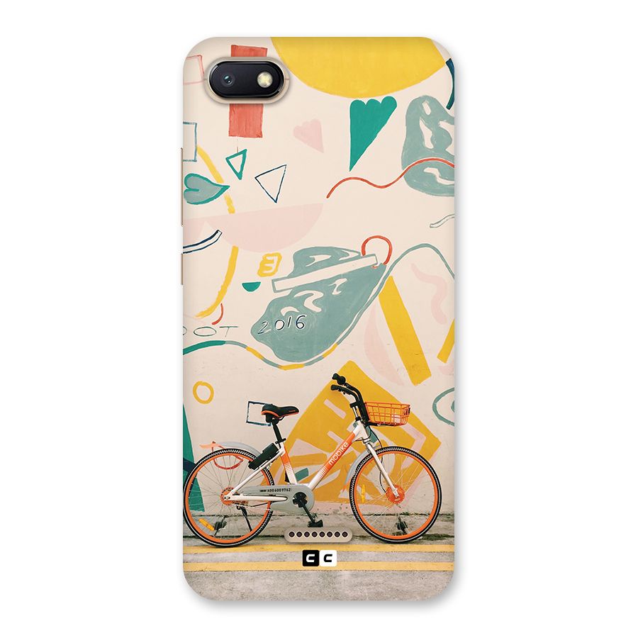 Street Art Bicycle Back Case for Redmi 6A
