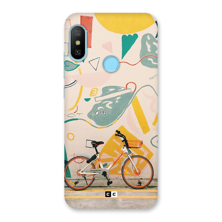 Street Art Bicycle Back Case for Redmi 6 Pro