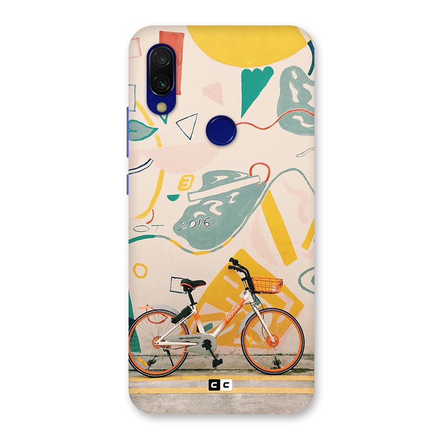 Street Art Bicycle Back Case for Redmi 7