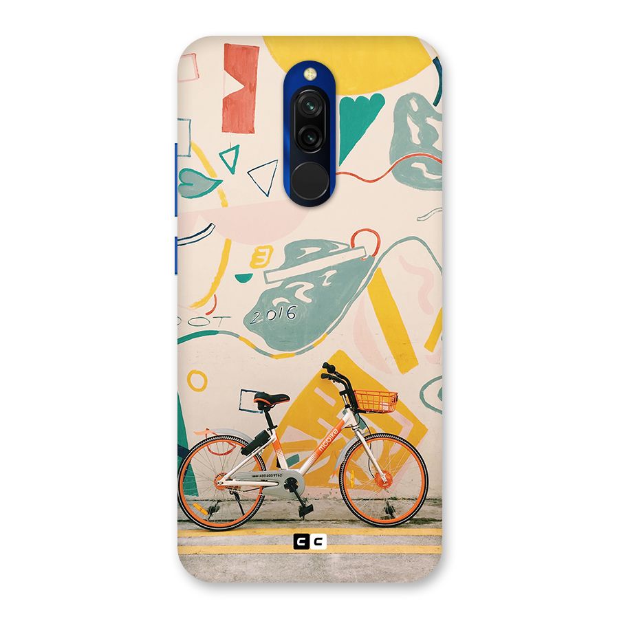 Street Art Bicycle Back Case for Redmi 8
