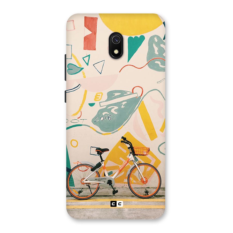 Street Art Bicycle Back Case for Redmi 8A