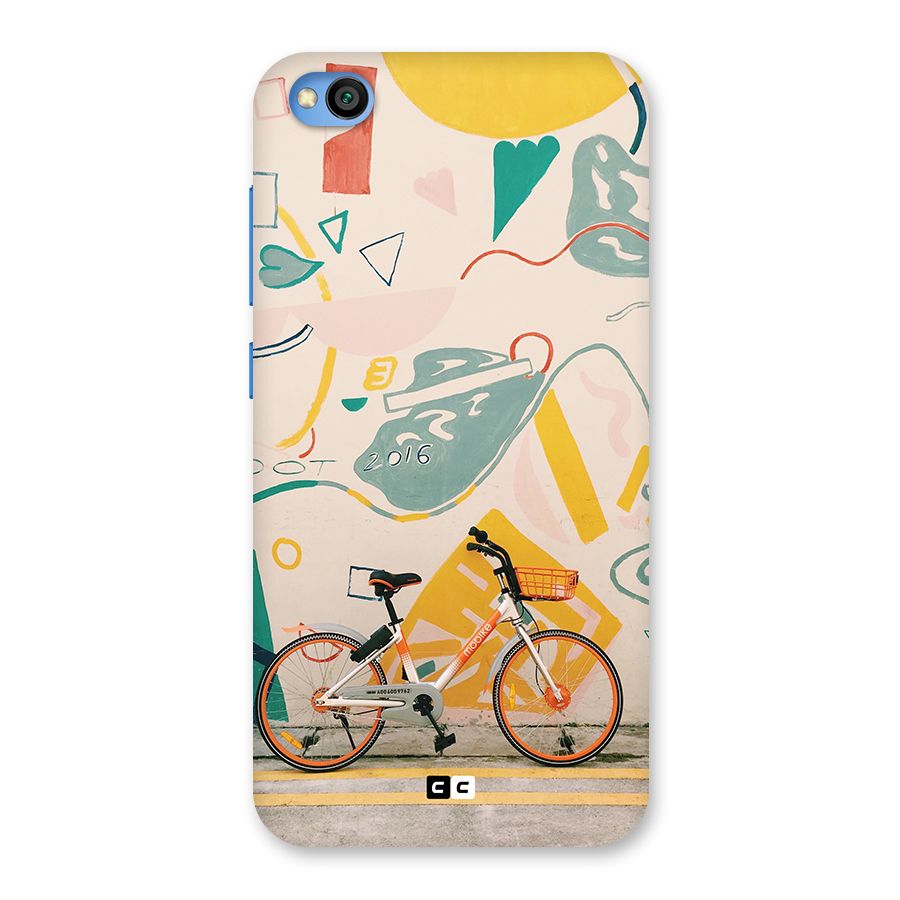 Street Art Bicycle Back Case for Redmi Go