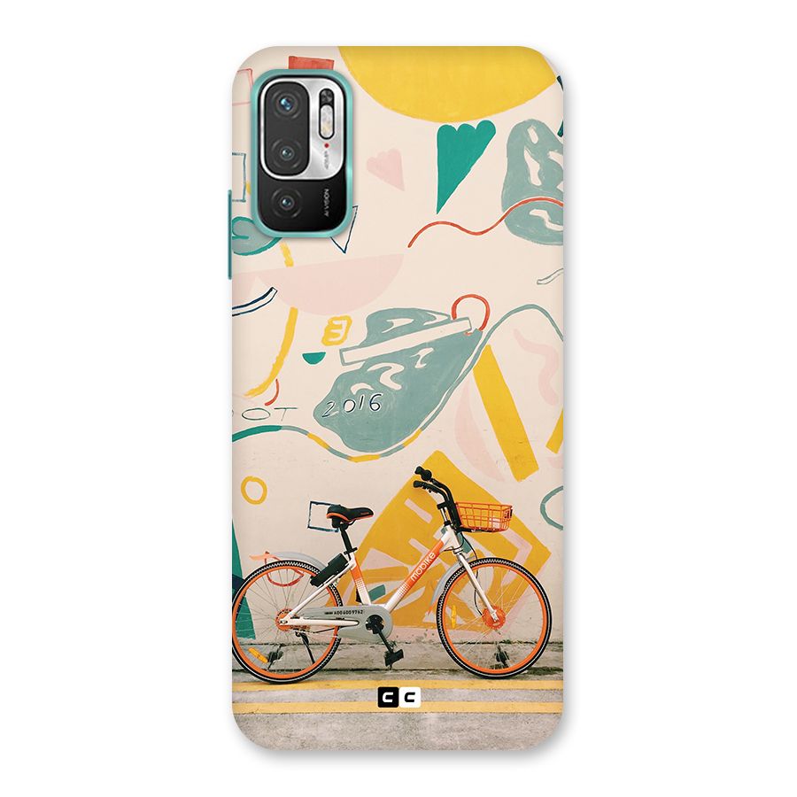 Street Art Bicycle Back Case for Redmi Note 10T 5G