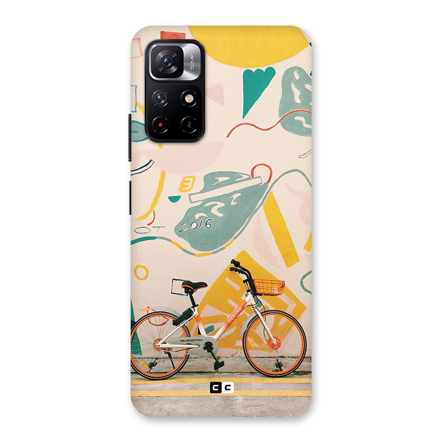 Street Art Bicycle Back Case for Redmi Note 11T 5G
