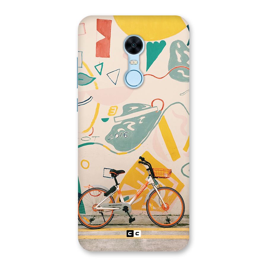 Street Art Bicycle Back Case for Redmi Note 5