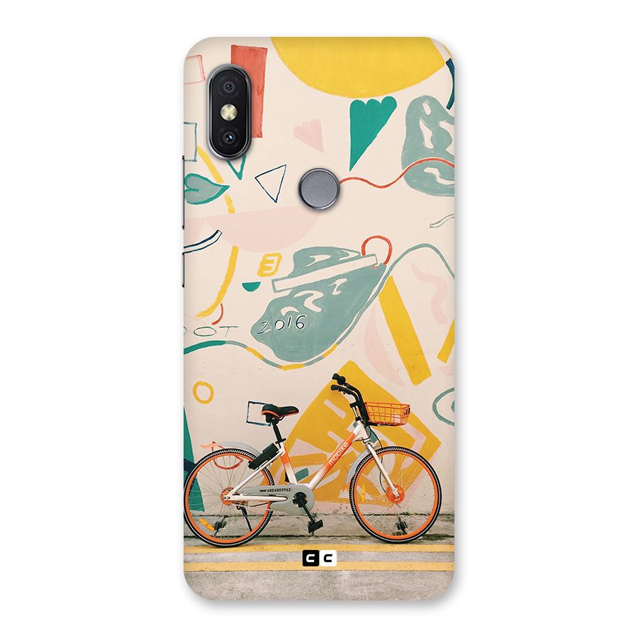 Street Art Bicycle Back Case for Redmi Y2