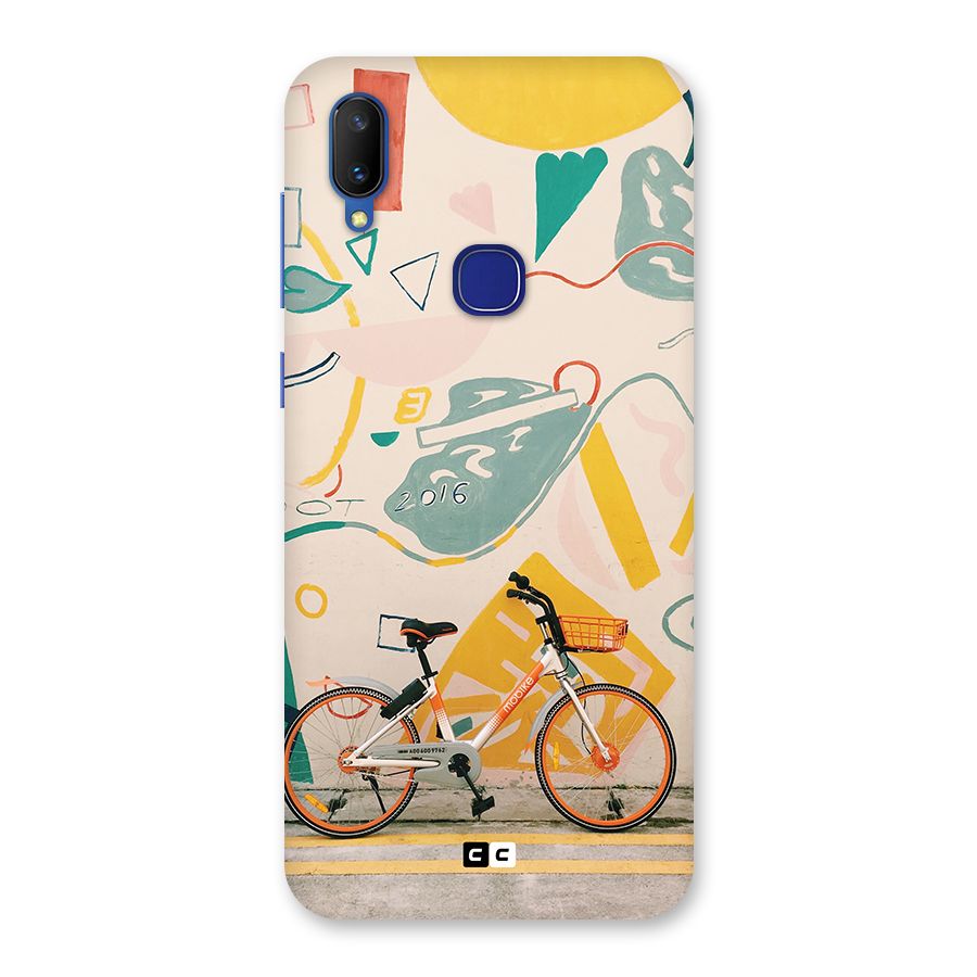 Street Art Bicycle Back Case for Vivo V11