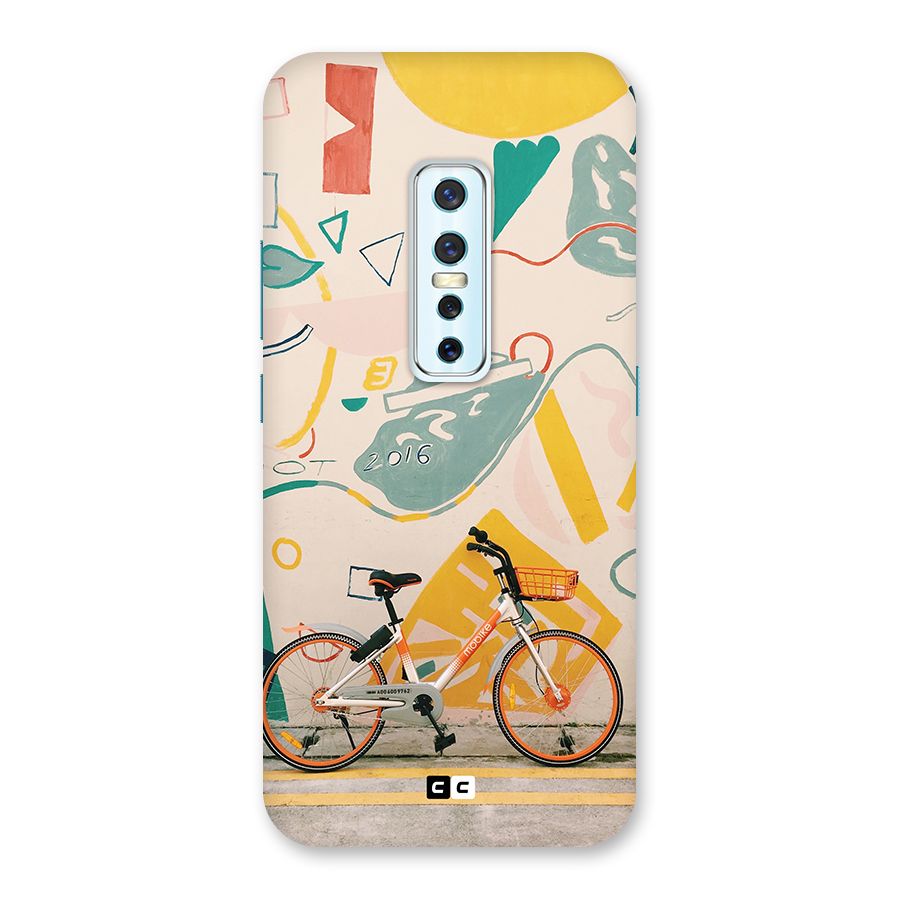 Street Art Bicycle Back Case for Vivo V17 Pro