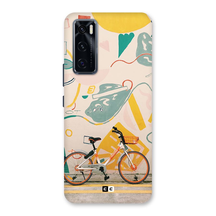 Street Art Bicycle Back Case for Vivo V20 SE