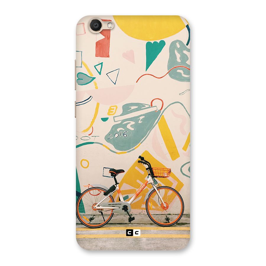 Street Art Bicycle Back Case for Vivo V5