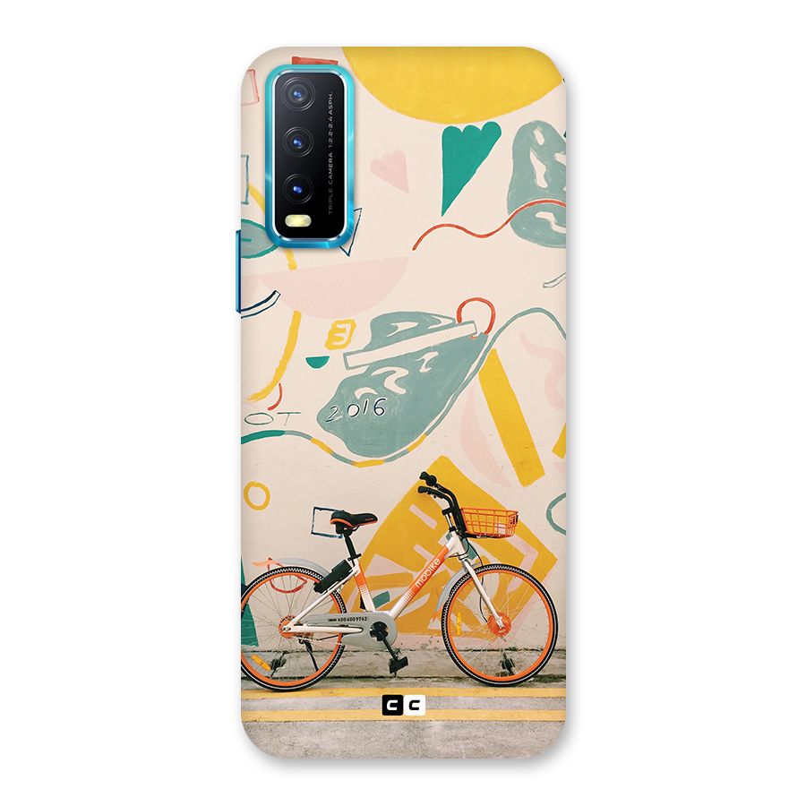 Street Art Bicycle Back Case for Vivo Y20