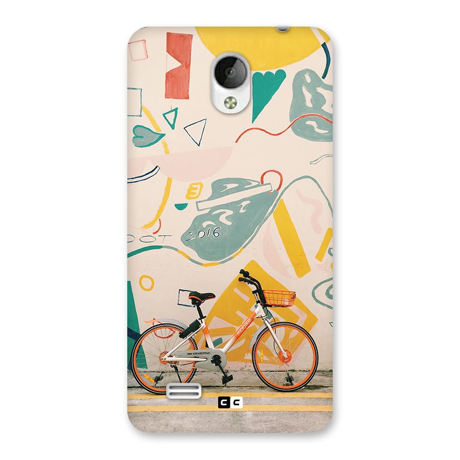 Street Art Bicycle Back Case for Vivo Y21