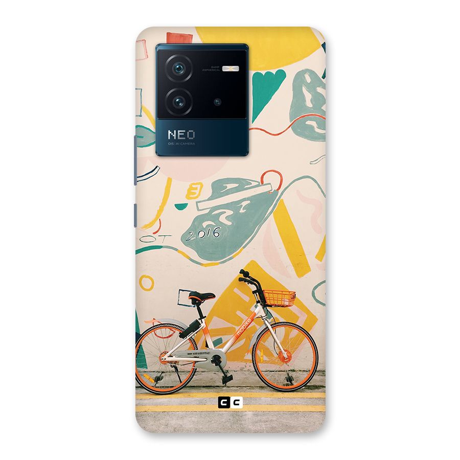Street Art Bicycle Back Case for Vivo iQOO Neo 6 5G