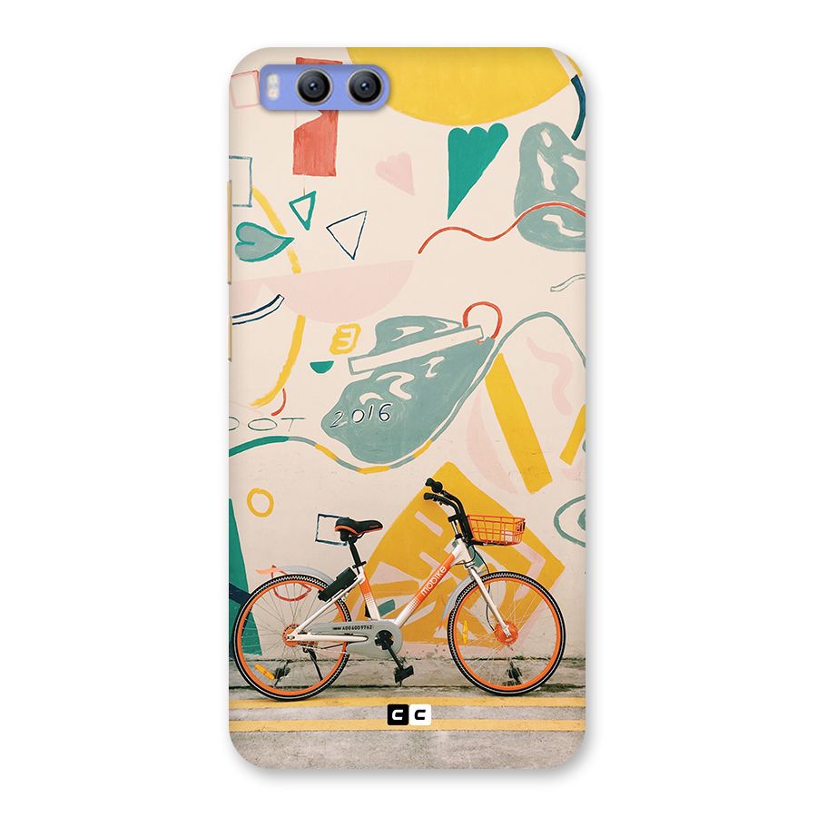 Street Art Bicycle Back Case for Xiaomi Mi 6