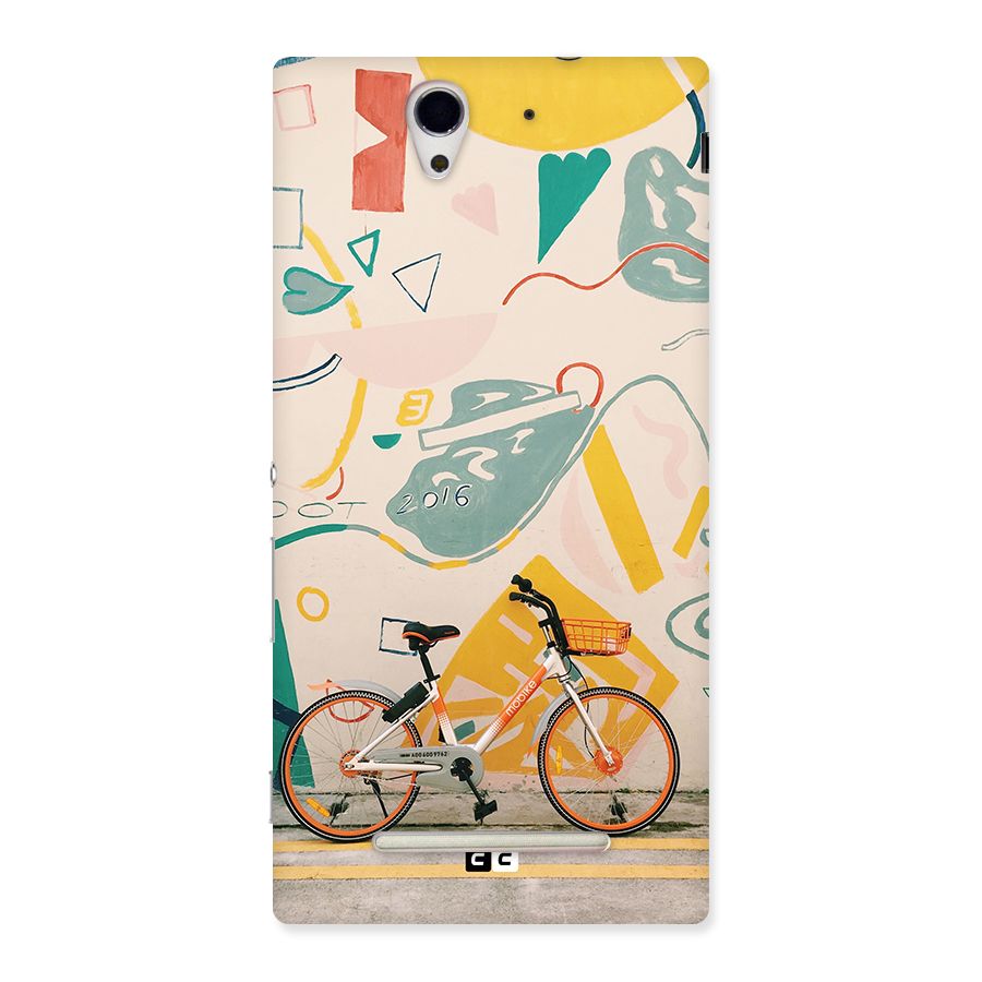 Street Art Bicycle Back Case for Xperia C3