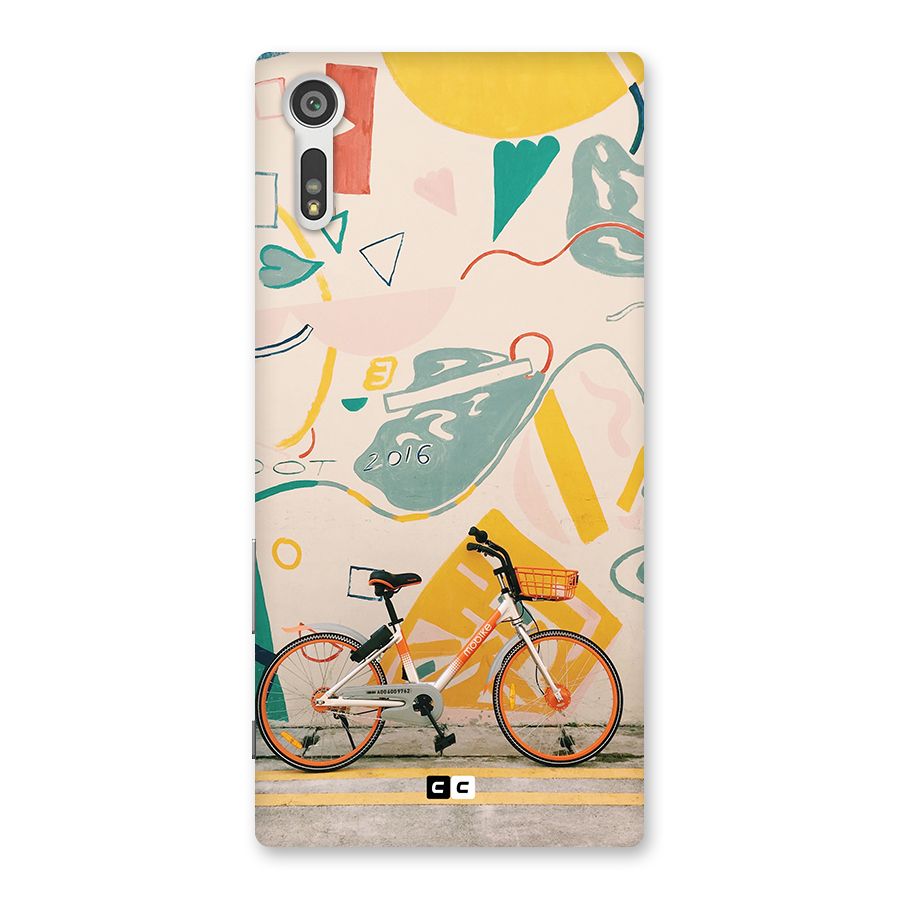Street Art Bicycle Back Case for Xperia XZ