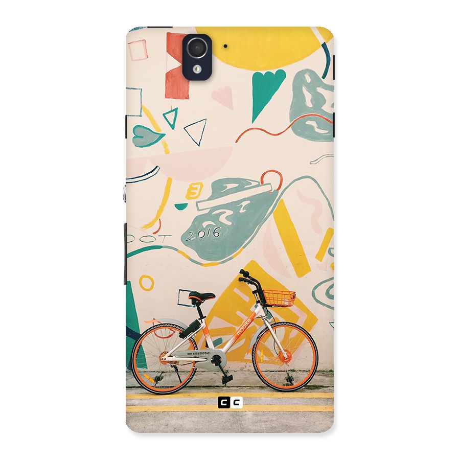 Street Art Bicycle Back Case for Xperia Z