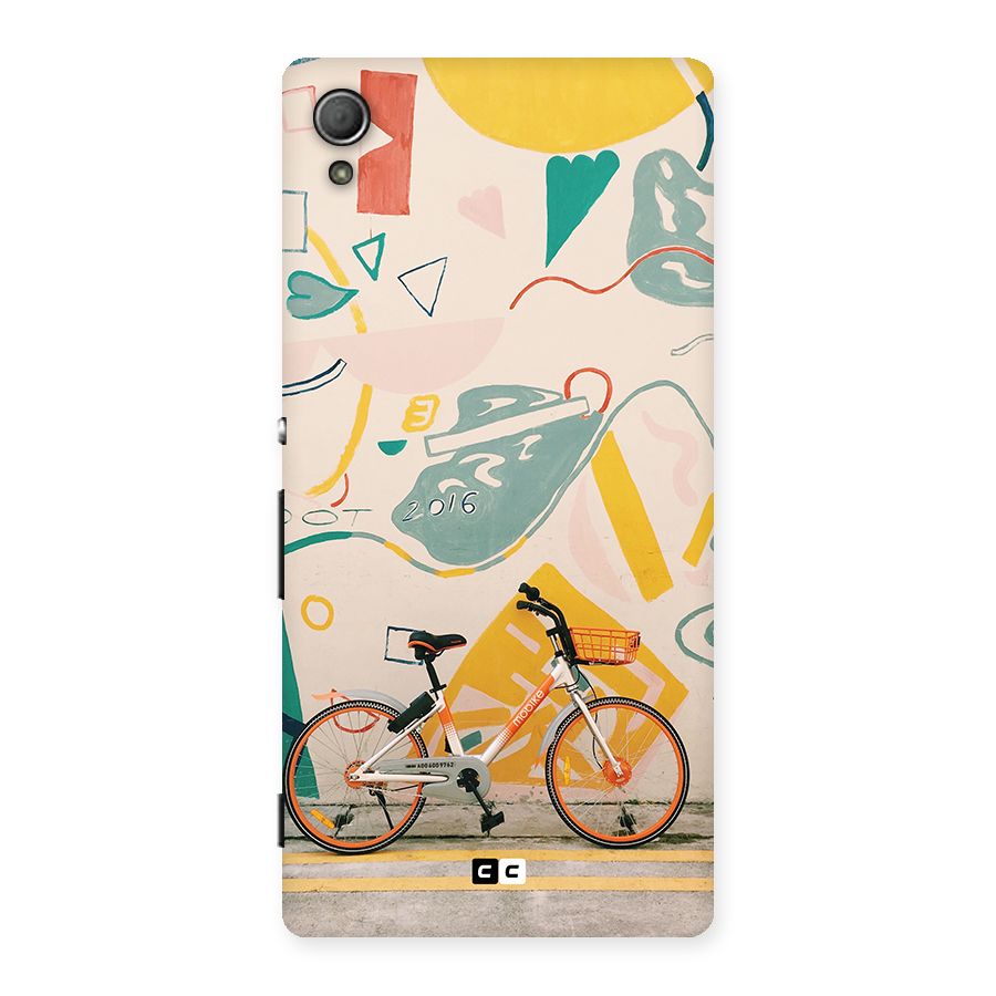 Street Art Bicycle Back Case for Xperia Z3 Plus