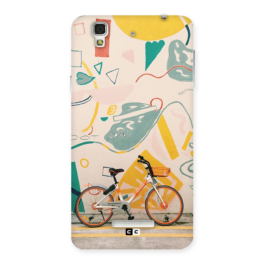 Street Art Bicycle Back Case for YU Yureka Plus