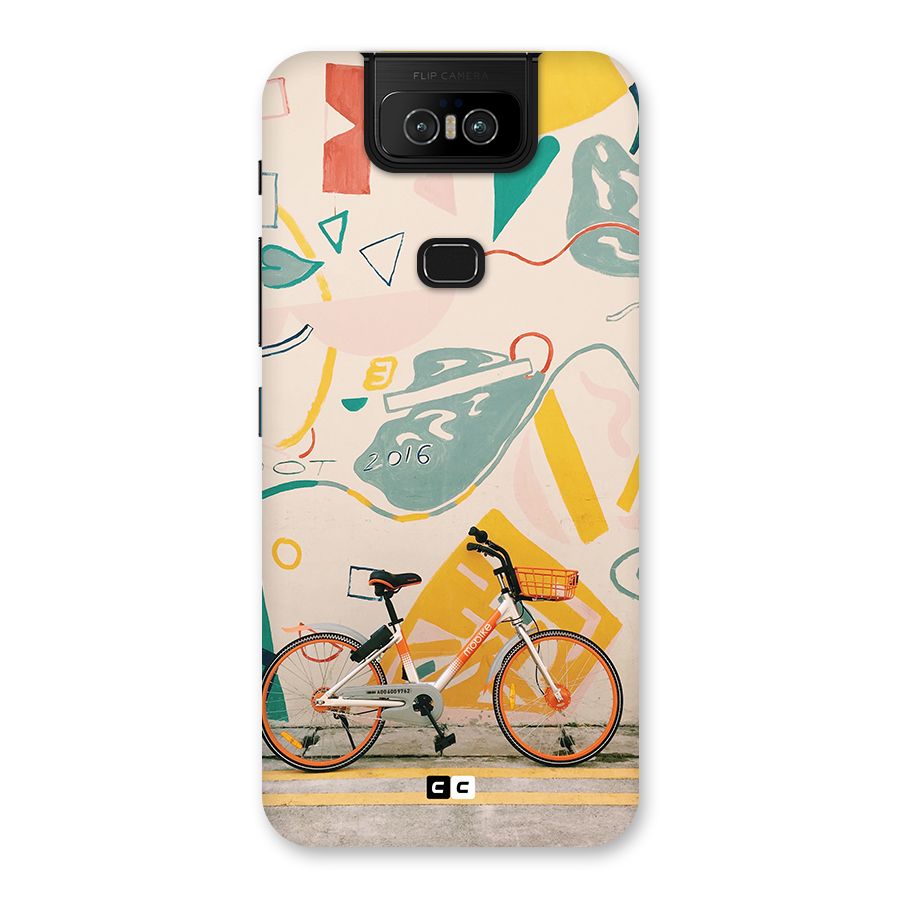 Street Art Bicycle Back Case for Zenfone 6z