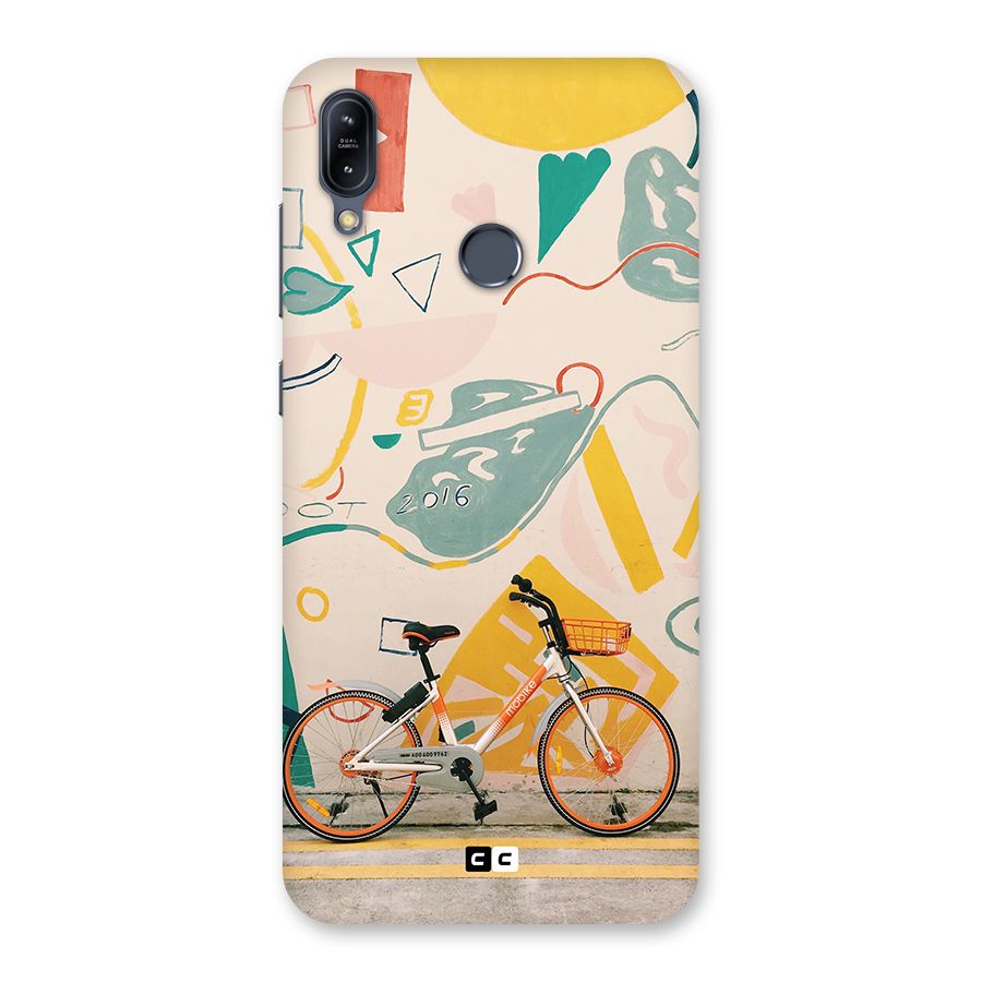 Street Art Bicycle Back Case for Zenfone Max M2