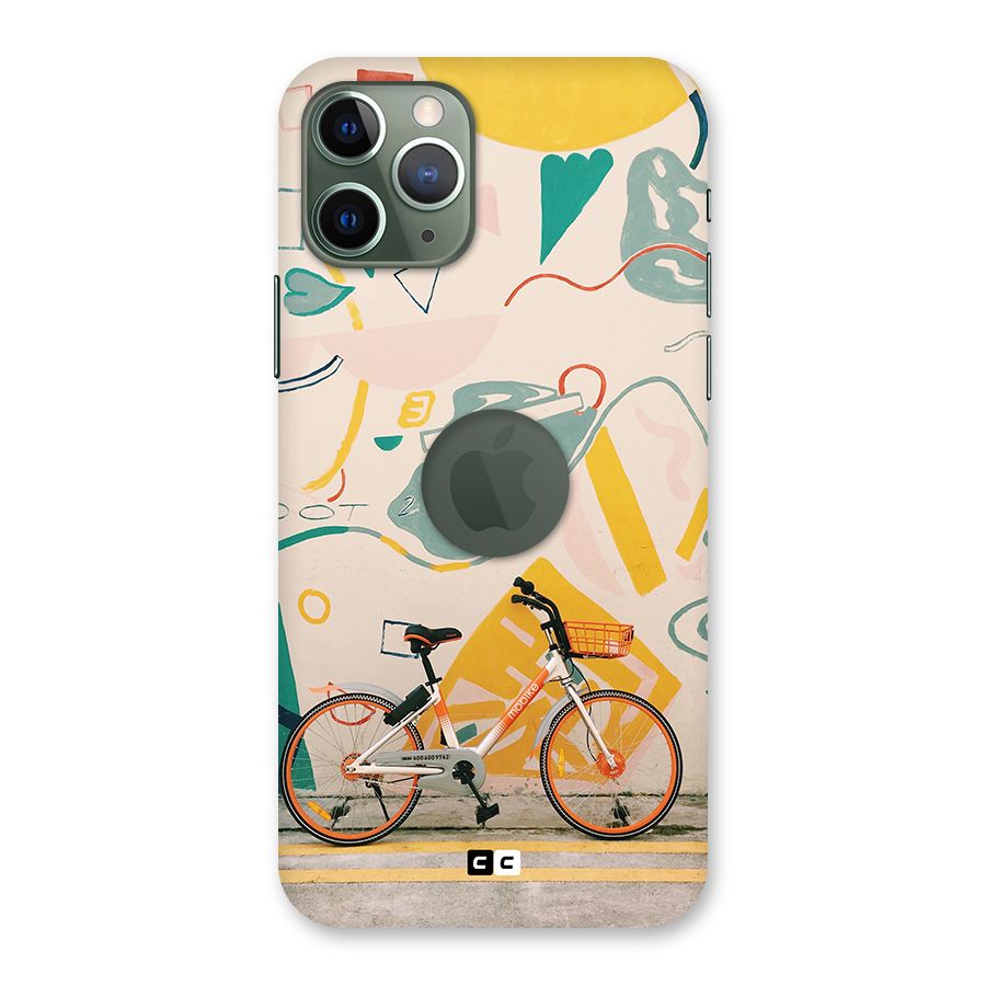 Street Art Bicycle Back Case for iPhone 11 Pro Logo  Cut