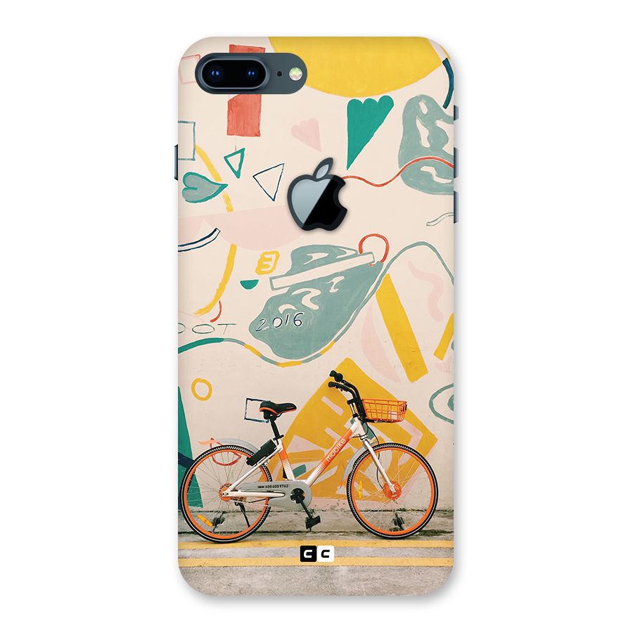 Street Art Bicycle Back Case for iPhone 7 Plus Apple Cut